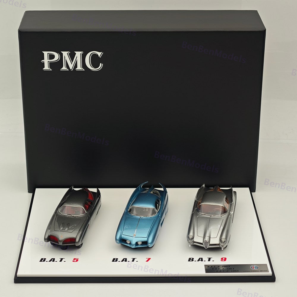1:43 PMC Alfa Romeo BAT 5 .7 .9 1953 1954 1955 Concept Car Model 3-Car Package