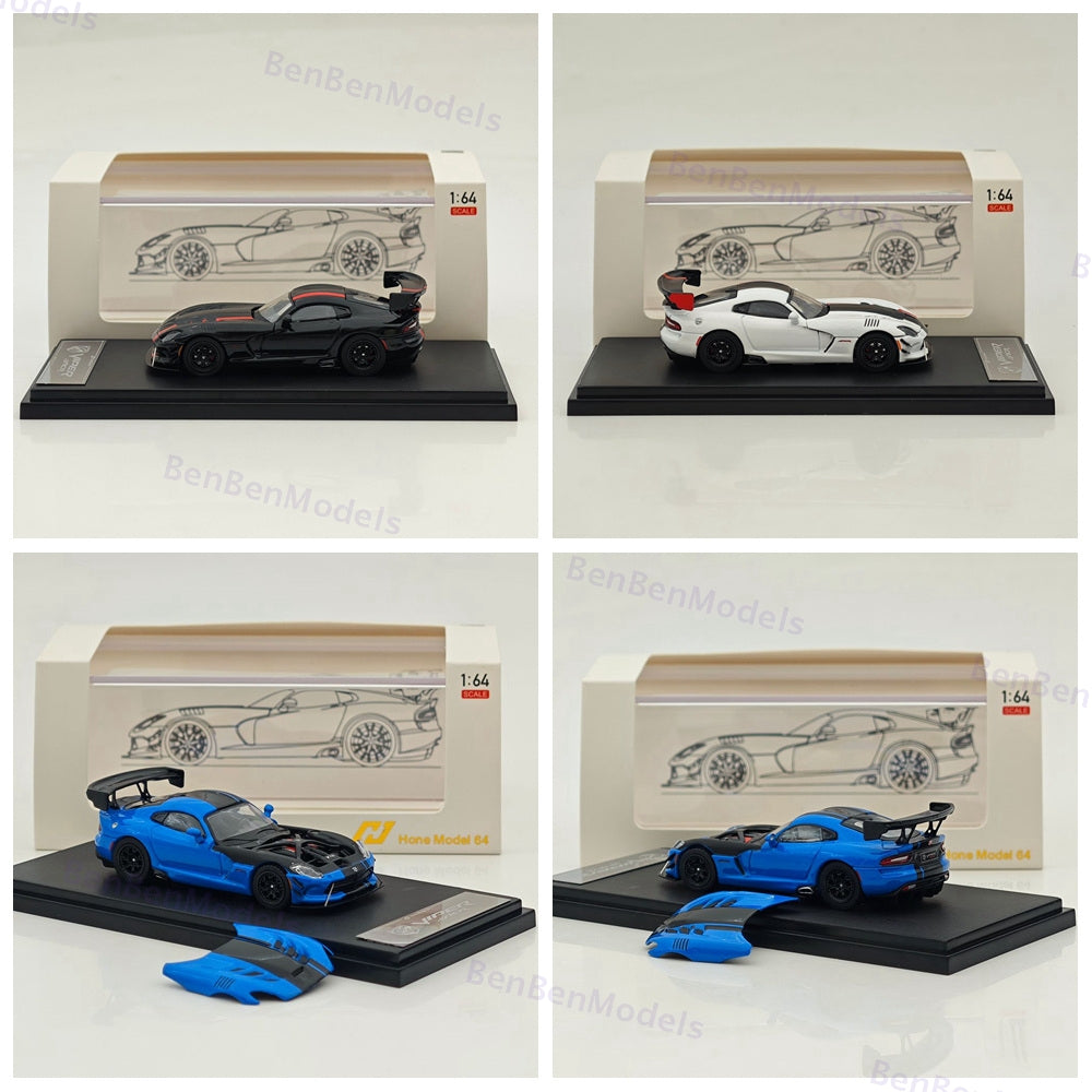 Hone Model 1:64 Dodge Viper ACR Racing Sports Diecast Model Car Collection