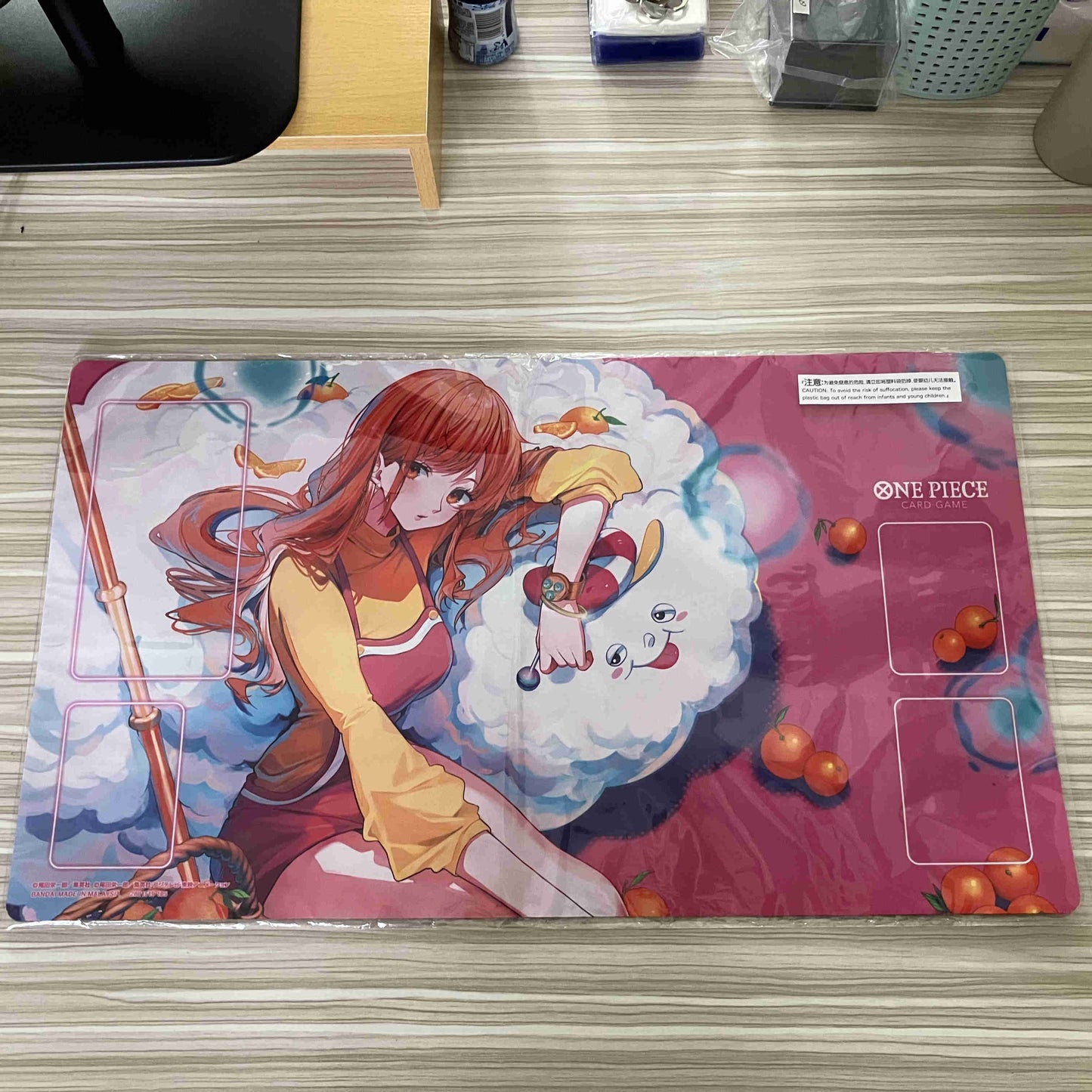 Chinese-ONE PIECE Card Game Nami Zeus Competition Limited Card Mat