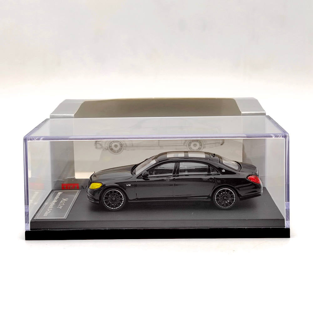 Prévente Master 1:64 Mercedes Benz Maybach Classe S S560 Jouets moulés sous pression Modèles de voitures Cadeau Auto Collection Noir