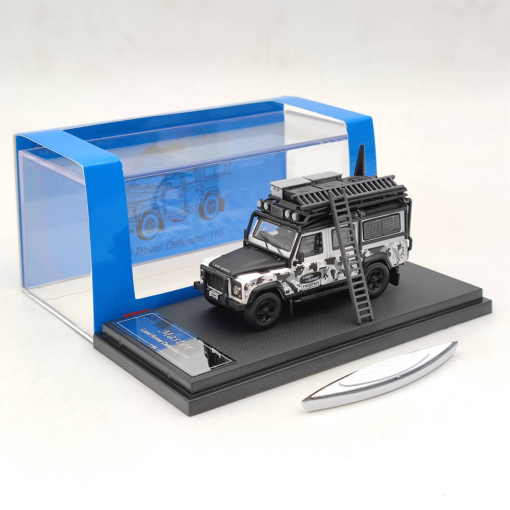 New Master 1:64 Land Rover Defender Gulf Camping Camouflage Diecast Toys Car Models Miniature Vehicle Hobby Collection Gifts