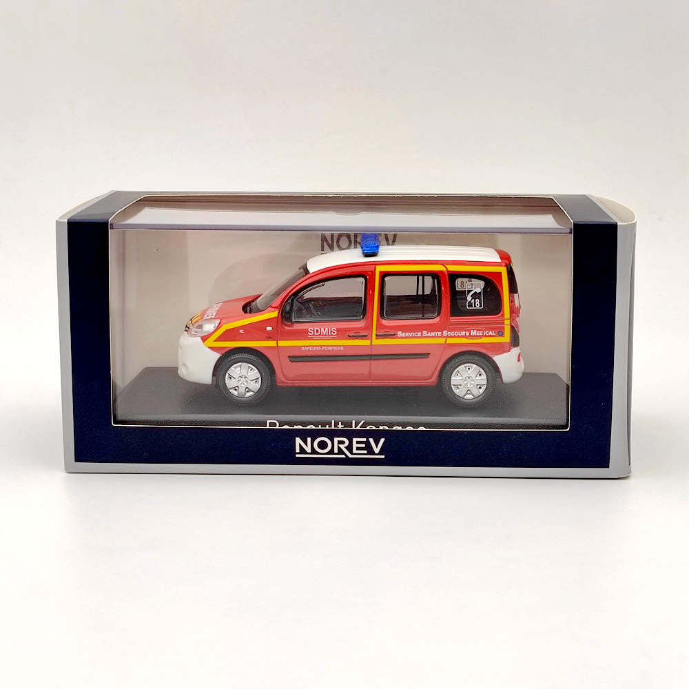 Norev Renault Kangoo INFIRMIER SSSM POMPIERS 1/43, modèles moulés sous pression, voiture, jouets, cadeau, 2013