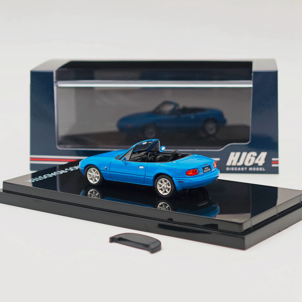 1/64 Hobby JAPAN EUNOS ROADSTER NA6CE WITH TONNEAU COVER Blue HJ642025ABL Diecast Models Car Limited Collection Auto Toys Gift