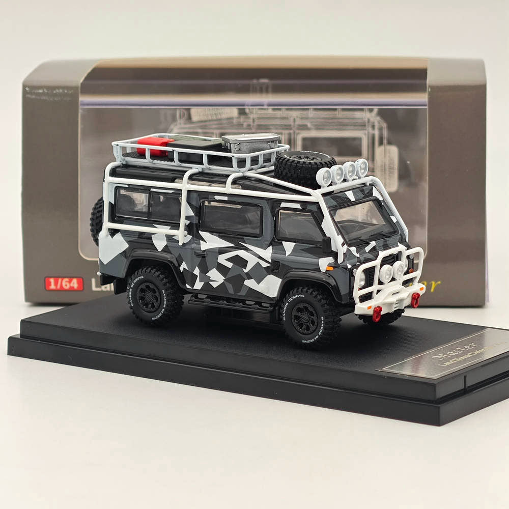 Master 1:64 Land Rover Defender Van Diecast Jouets Modèles de Voitures Miniatures Hobby Cadeaux à Collectionner Moon Eye