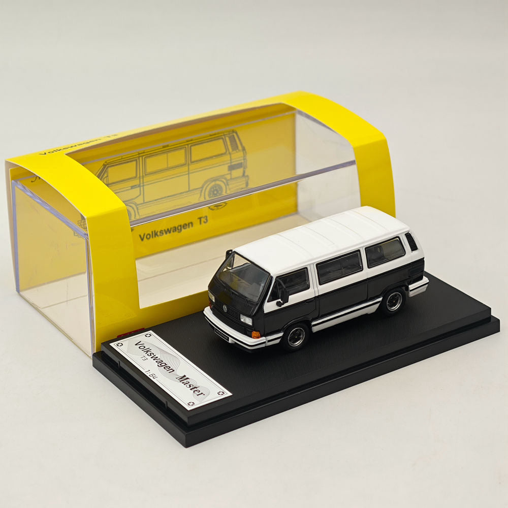 Master 1:64 VW T3 Martini Gulf Oil Van Diecast Toys Car Models Miniature Hobby Exquisite Gifts