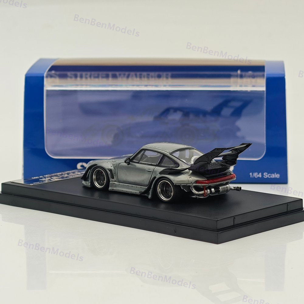 1/64 SW Porsche RWB 993 Wide Body Modification Diecast Model Car Varnish version