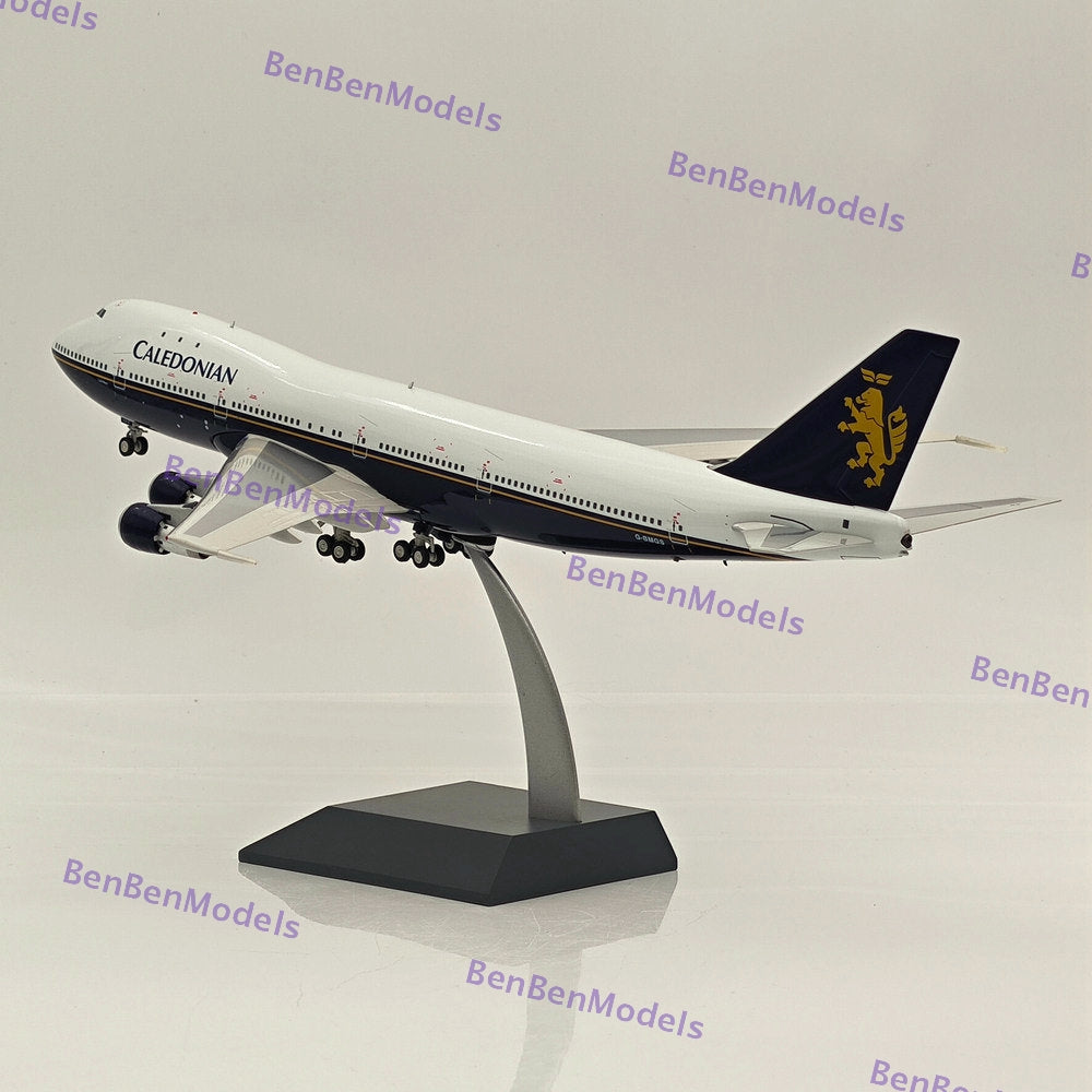 Caledonian Airways Boeing 747 G-BMGS / WITH STAND / Passenger Airplane 1/200