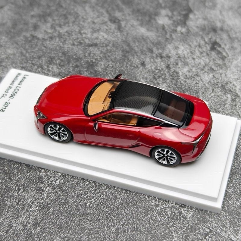 AR BOX 1:64 Lexus LC500 2018 Diecast Collectible Toys Car Model Gifts Miniature