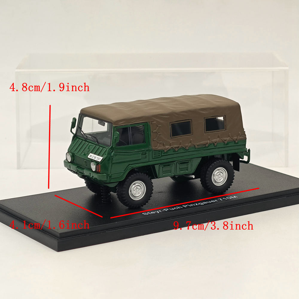 NEO 1/43 Steyr-Puch Pinzgauer 710M Green Resin Models Car Colllection