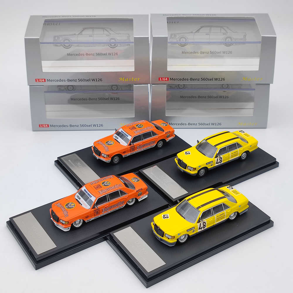 Master 1:64 Mercedes-Benz S560sel W126 6th Diecast Toys Car Models Collection Gifts Limited Edition