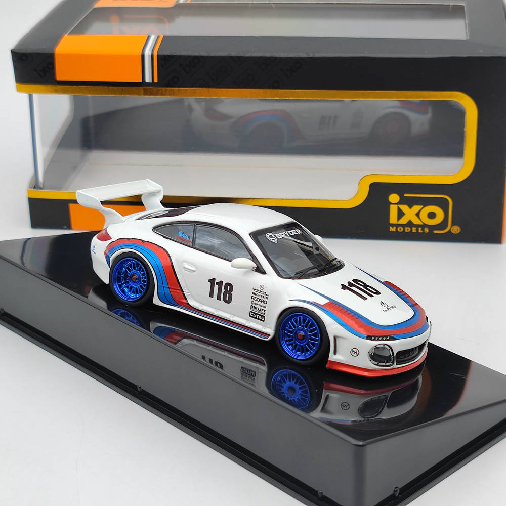 1/43 IXO PORSCHE 911 Spyder #118 OLD AND NEW 997 White MOC321 Diecast Models Car Toys Gift