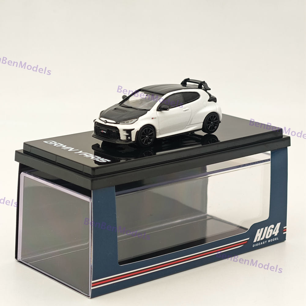 Hobby Japan 1:64 Toyota GRMN YARIS Circuit Package White HJ643024CPW Diecast