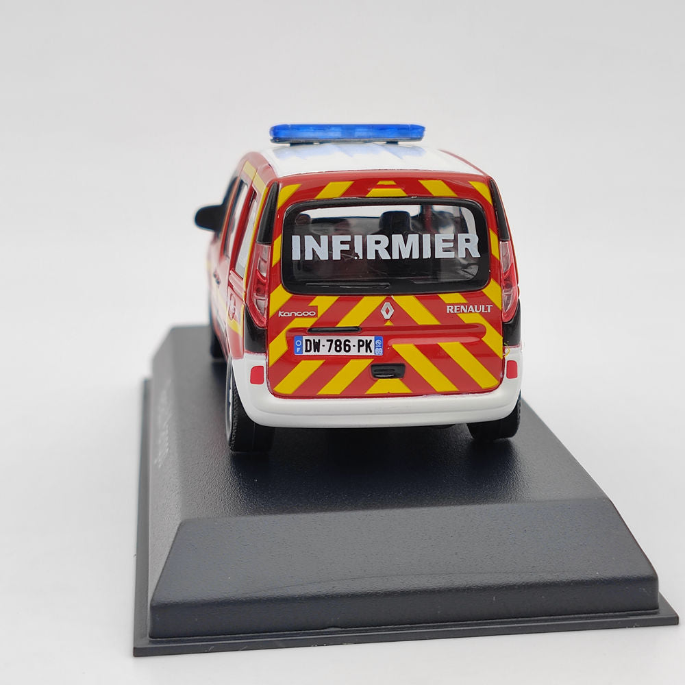 Norev Renault Kangoo INFIRMIER SSSM POMPIERS 1/43, modèles moulés sous pression, voiture, jouets, cadeau, 2013
