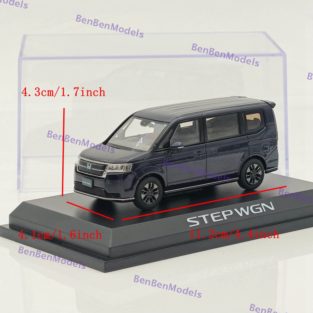 1/43 Hobby Japan STEP WGN e:HEV SPADA Midnight Blue Beam (M) Diecast HJ432004BL