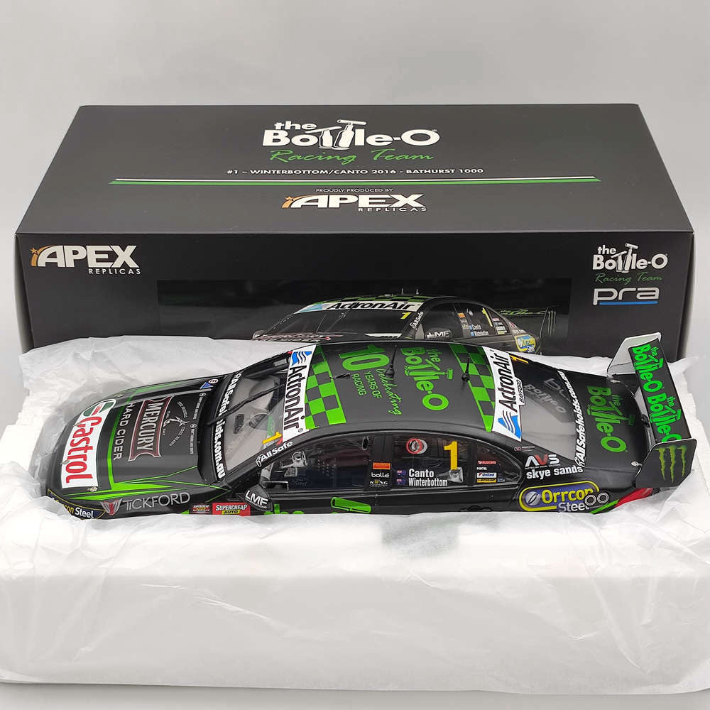 1/18 Apex Ford The Bottle-O #1 -Winterbottom/Canto 2016 -Bathurst 1000 AD81420 Diecast Models Car Limited Collection Toys Gift