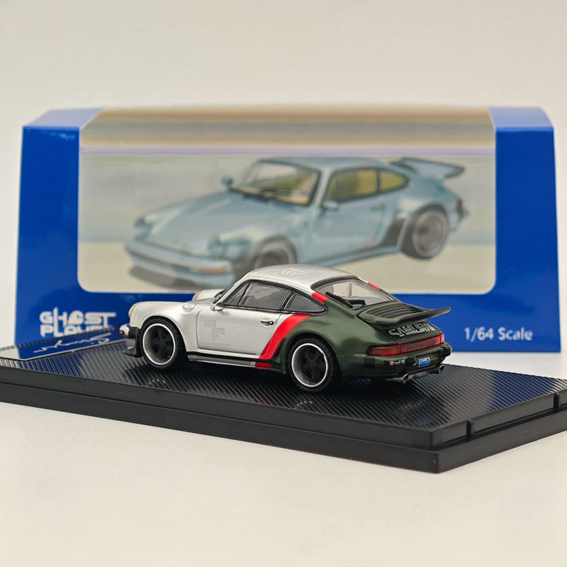 Ghost Player 1/64 Porsche Singer Turbo Study 930 Silver Diecast Models Car Collection