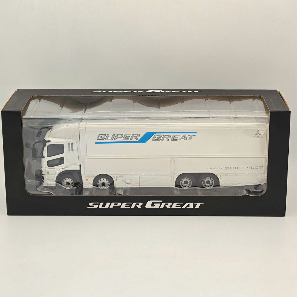 1/43 Mitsubishi Fuso Super Great Truck Modèles moulés sous pression Jouets Collection Cadeaux Miniature Hobby