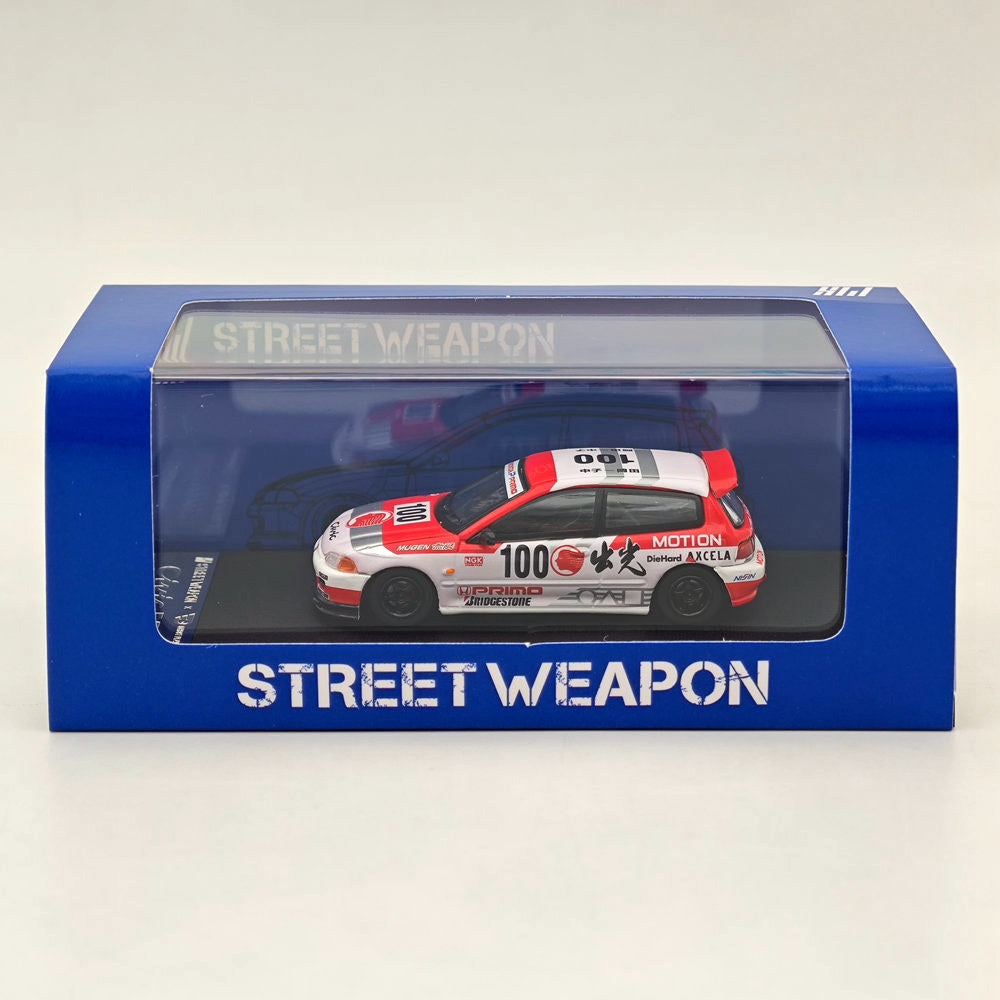 STREET WEAPON 1/64 HONDA CIVIC 499台限定 Street Weapon 1/64 Honda Civic EG6 idemitsu coating Ltd 499