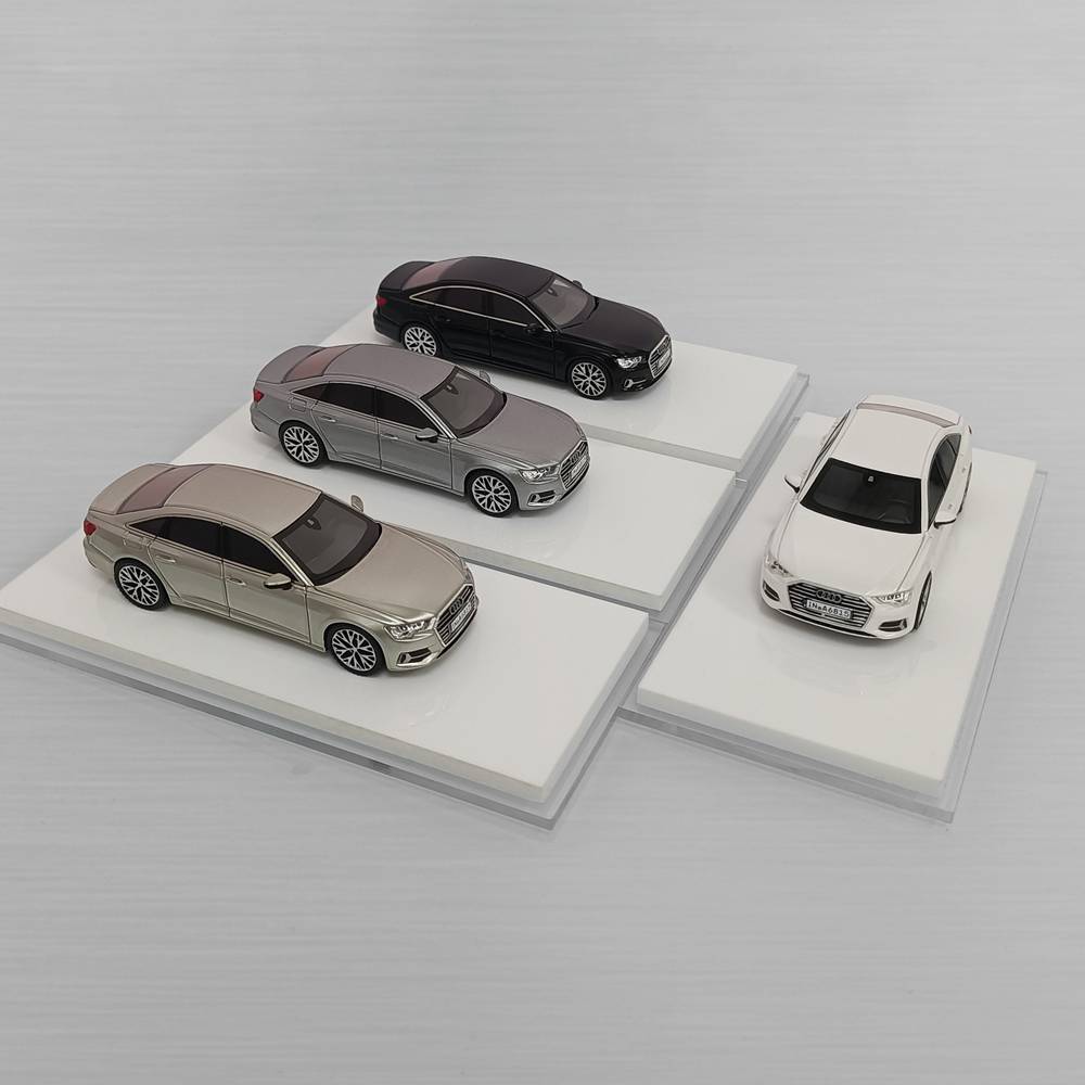JG 1/64 Audi A6 C8 Miniature Resin Toys Car Models Hobby Collection Gifts