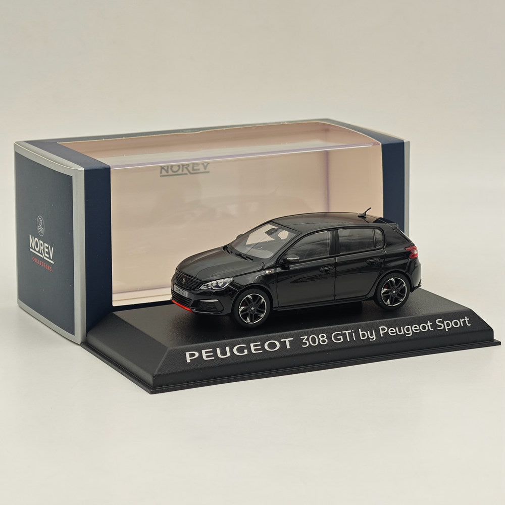 1/43 Norev Peugeot 308 GTi SPORT VERSIO noir moulé sous pression modèle de voitures Collection