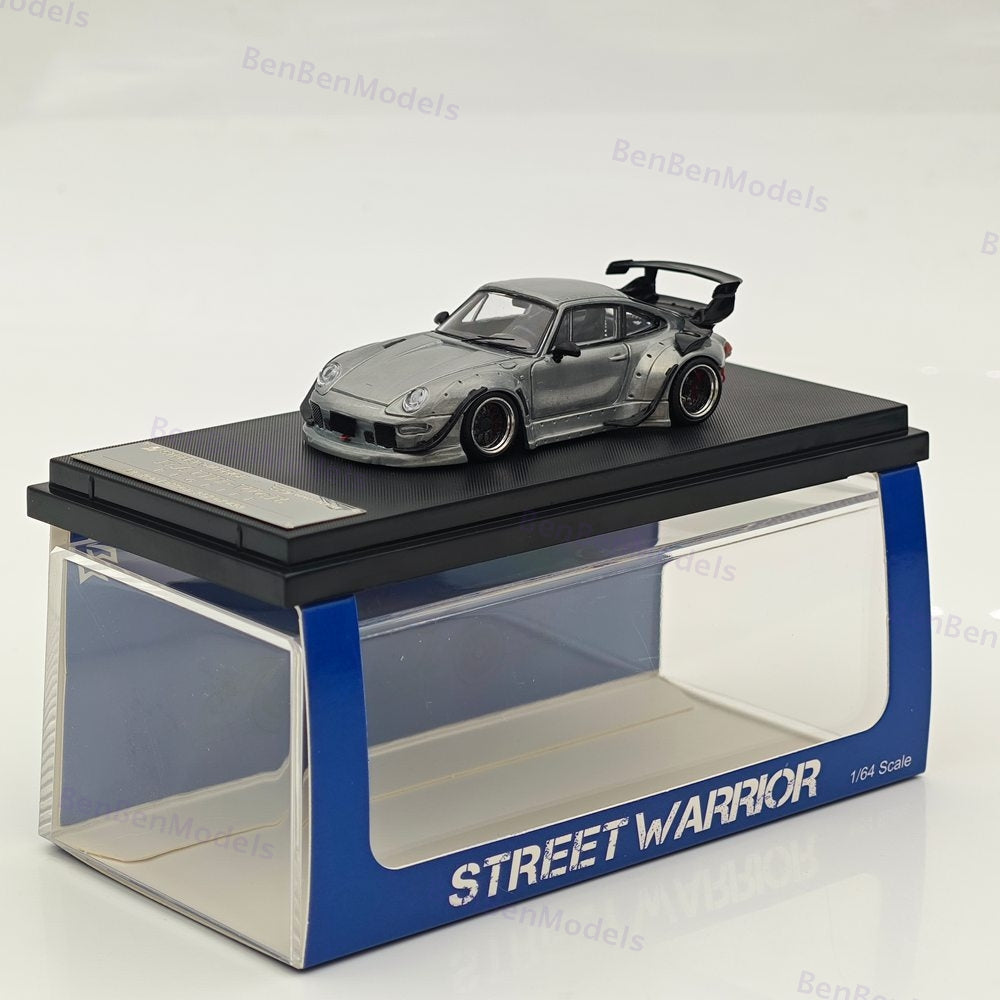 1/64 SW Porsche RWB 993 Wide Body Modification Diecast Model Car Varnish version
