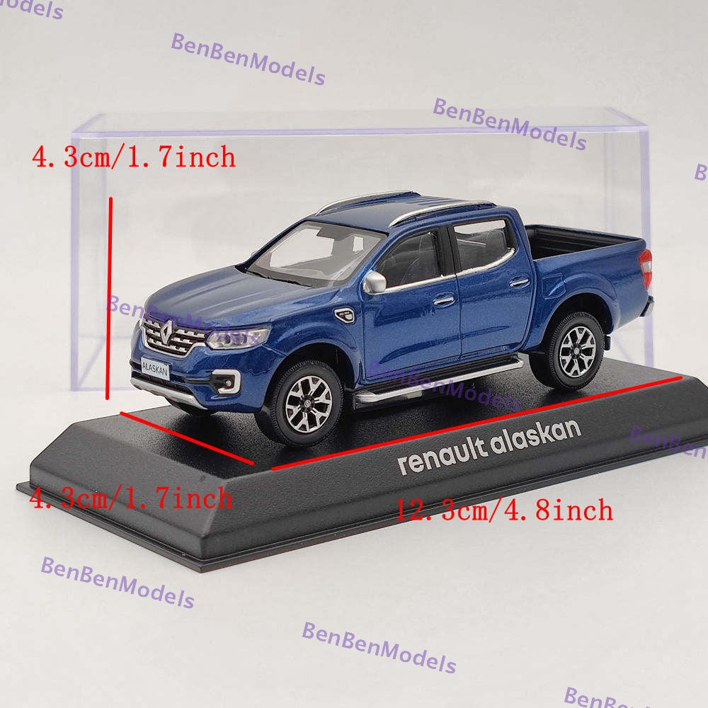 1/43 Norev Renault Alaskan Pick-Up Blue Diecast Toys Car Models Collection Gifts