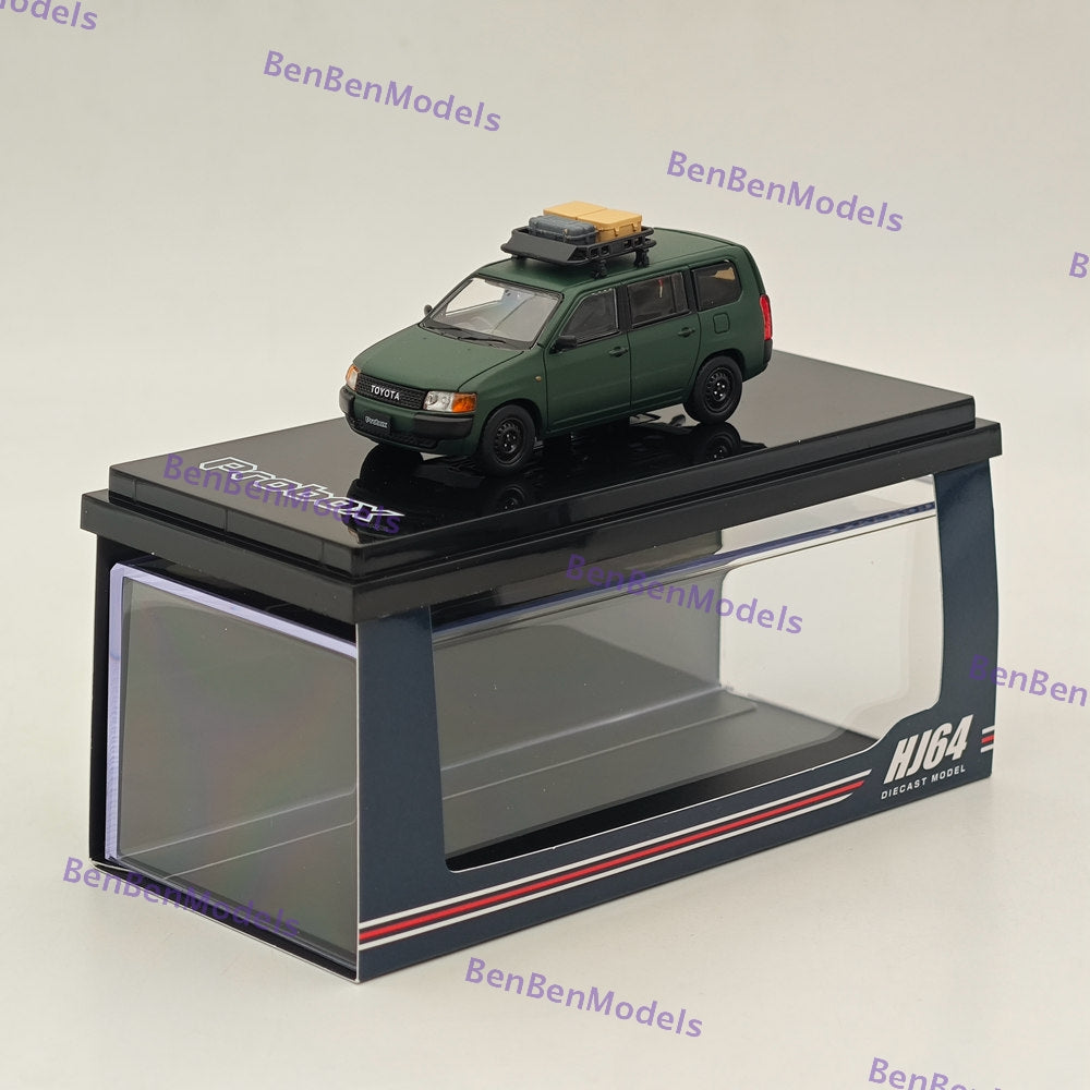 1/64 Hobby Japan Toyota PROBOX CUSTOMIZED VER Matte GREEN HJ643062GR Models Car