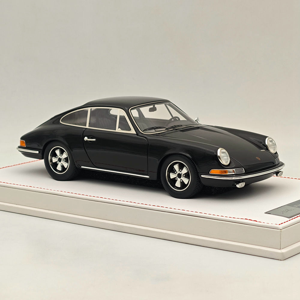 Ivy Merit 1/18 Porsche 911s 1967 Le Mans Résine Collection Haute Qualité Noir
