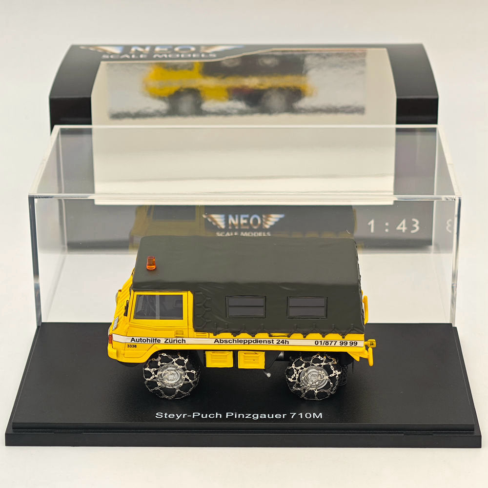 NEO 1/43 Steyr-Puch Pinzgauer 710M Jaune Résine Modèles De Voitures De Collection