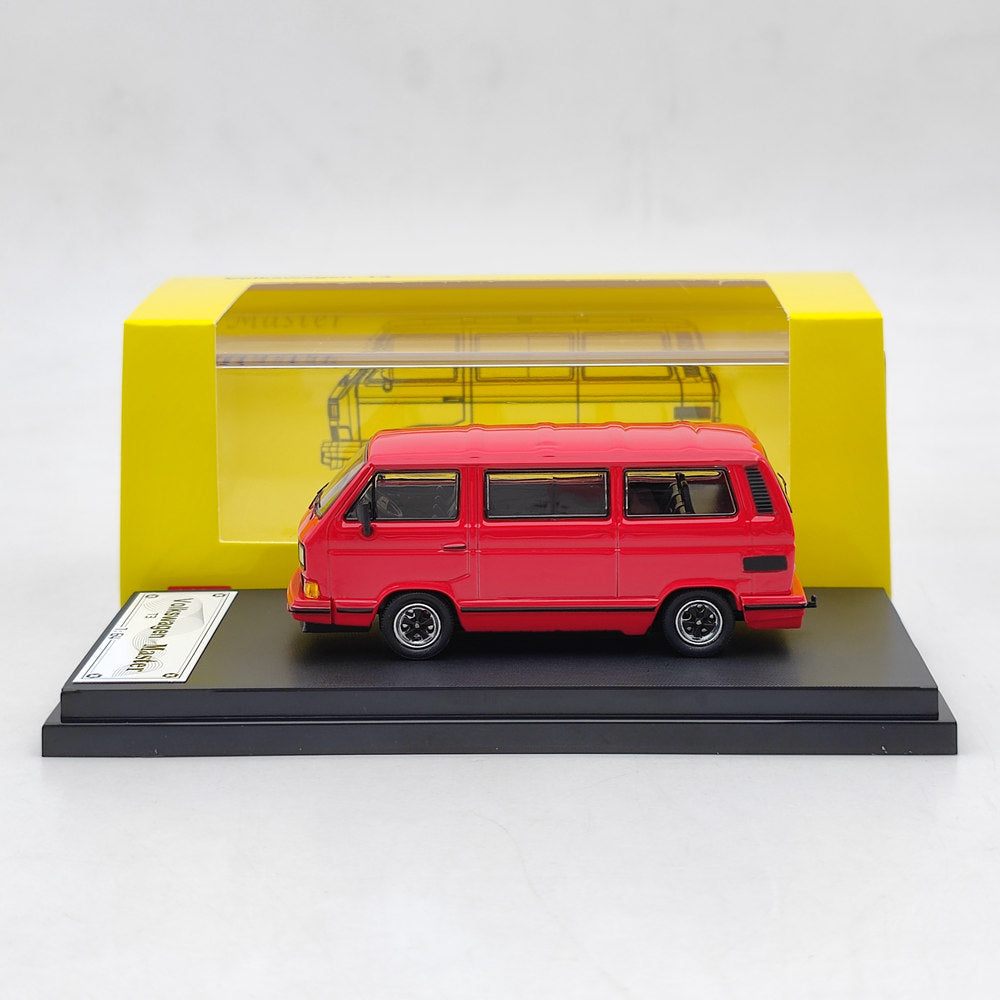Master 1:64 Porsche B32 Joint name VW T3 Multivan 1985 Van Diecast Toys Car Models Miniature Vehicle Hobby Exquisite Gifts