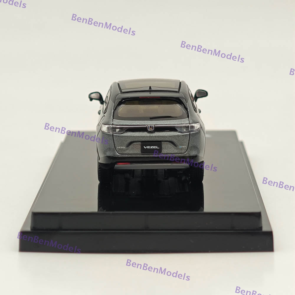 1/64 Hobby Japan VEZEL e: HEV PLaY Meteoroid Gray Metallic Diecast HJ642071GM