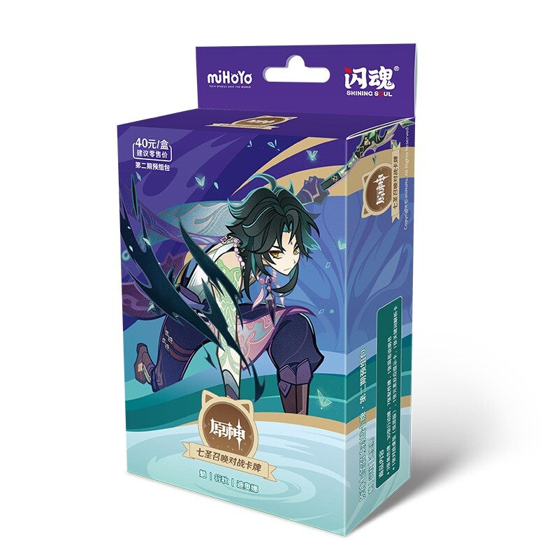 SHININGSOUL GENSHIN IMPACT Official TCG Booster Box Anime Game Card