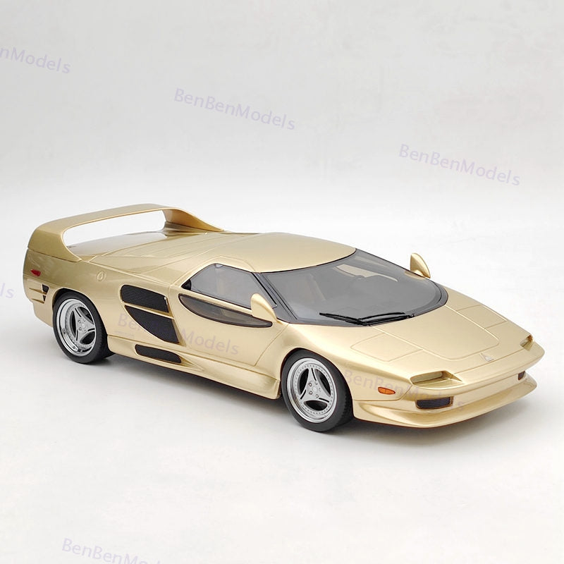 1:18 BOS Vector M12 Gold 1995 BOS376 Resin Model Car Limited Collection