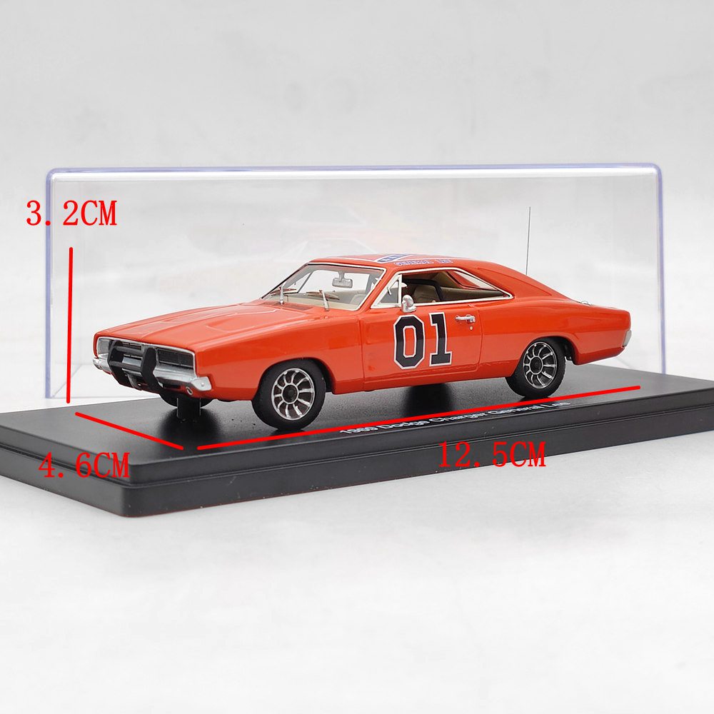 Auto World 1:43 Dodge Charger General Lee 1969 Red AWRSS1151 Resin Toys Car Models Collection Gifts-In Stock - US