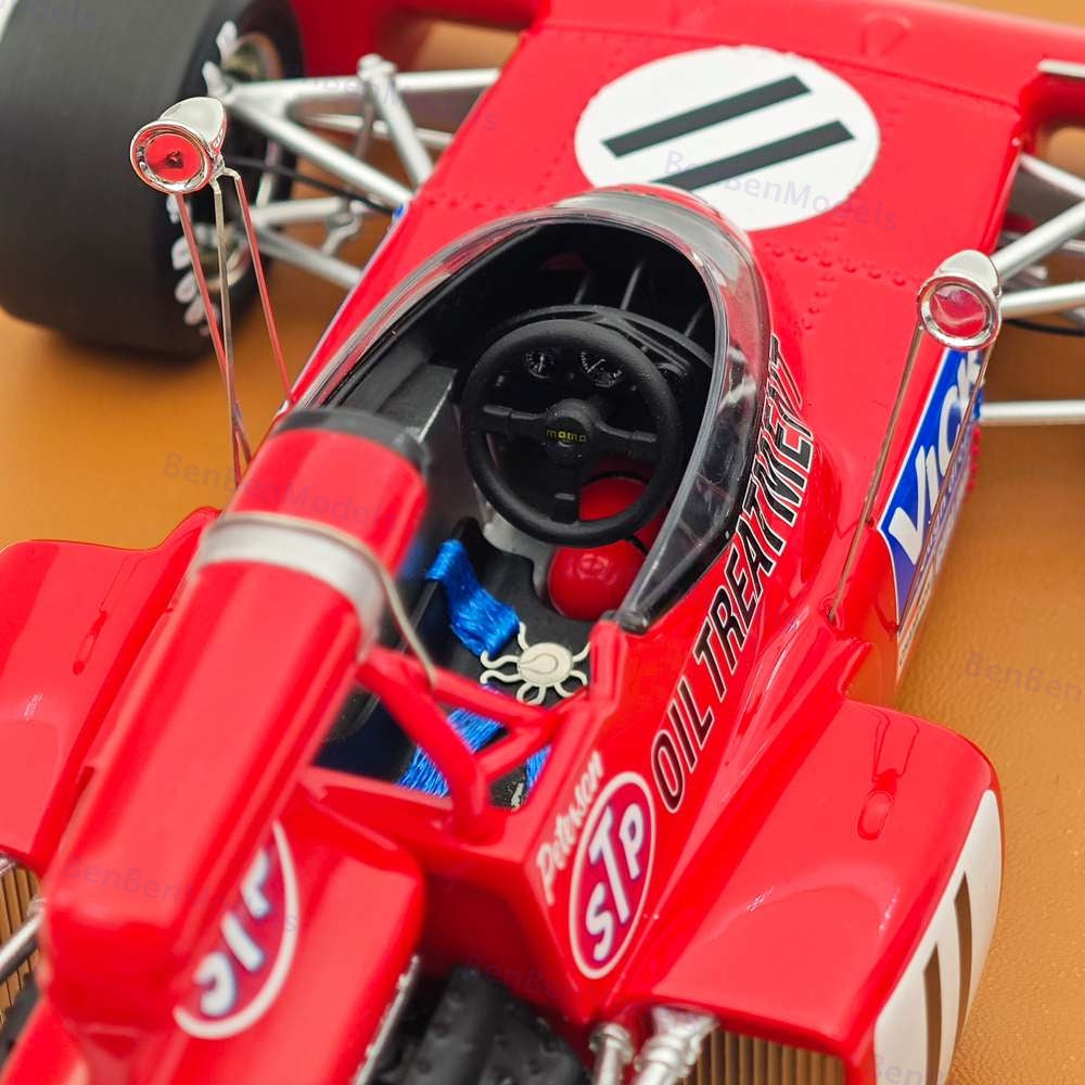 Tecno 1/18 March 721X 1972 Belgium GP Driver Ronnie Peterson #11 TM18-288A