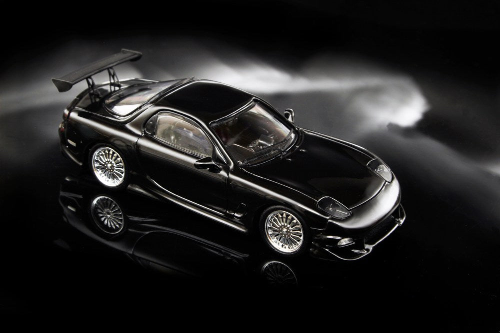 Mortal 1:64 Mazda RX7 Veilside Miniature Hobby Diecast Jouets Modèles de Voiture Collection Cadeaux