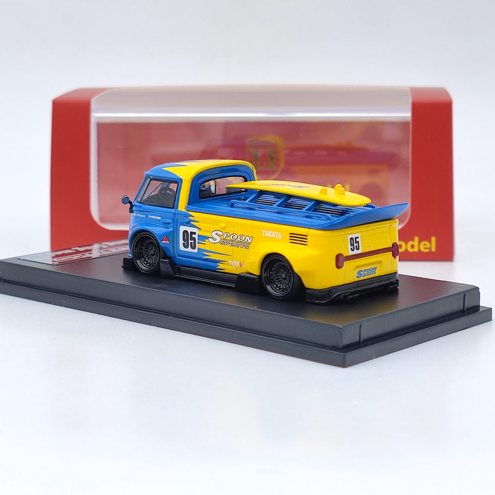LF 1:64 VW RWB T1 Pickup Diecast Toys Car Models Miniature Vehicle Hobby Collectible Gifts