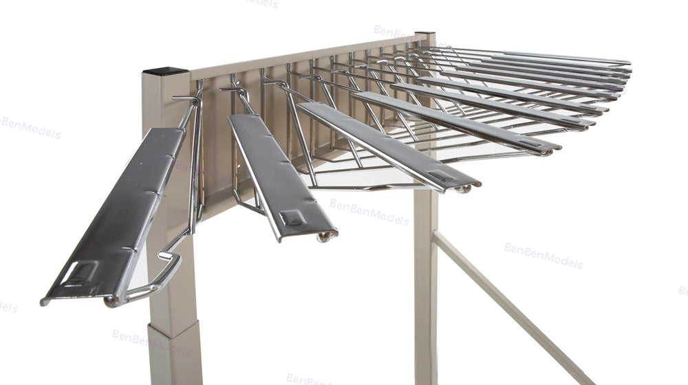 Heavy Duty Mobile Blueprint Storage Rack MRWH - 12 Pivot Brackets, Locking Casters, Adjustable --US in stocks