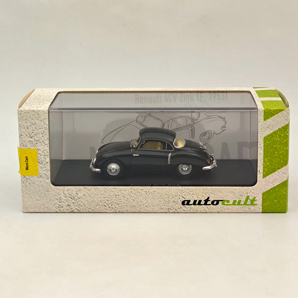 1/43 AutoCult Avenue 43 Renault 4CV Zink black #03025 Model Car Limited