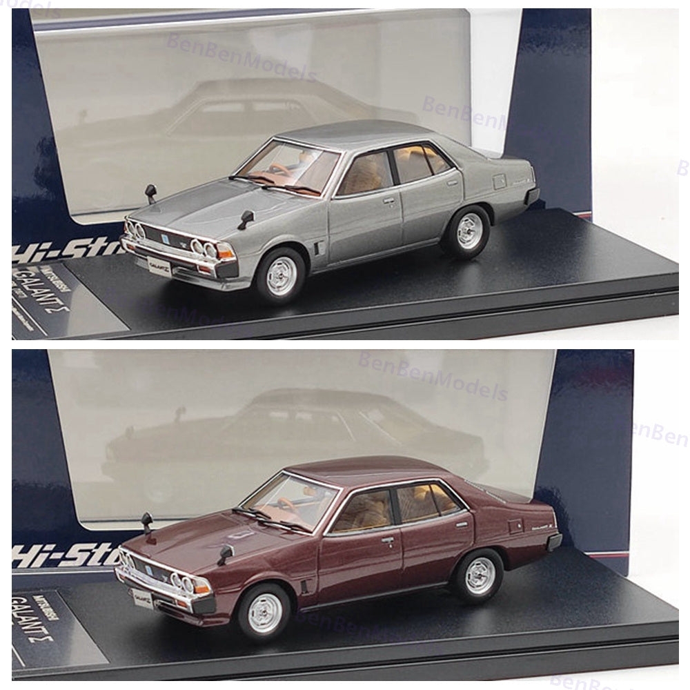 Hi-Story 1/43 Mitsubishi Galant Σ 2000 GSL 1977 HS317 Resin Model Collection