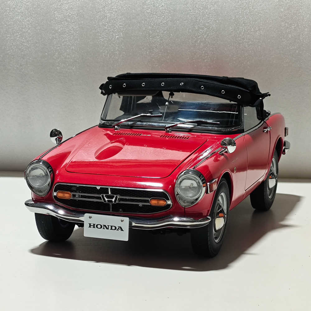 RARE 1/6 G & P HONDA S800M Cabriolet 1969 Modèle moulé sous pression édition son et lumière