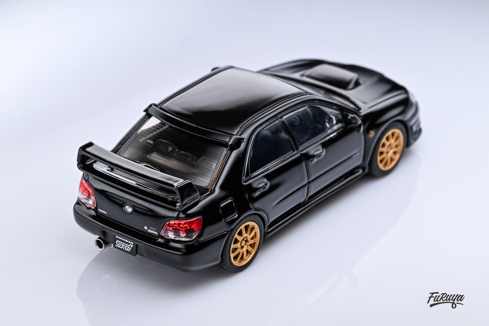 Furuya 1:64 SUBRARU Impreza WRX STi GD/GG 9e Collection de voitures miniatures moulées sous pression Cadeaux de loisirs