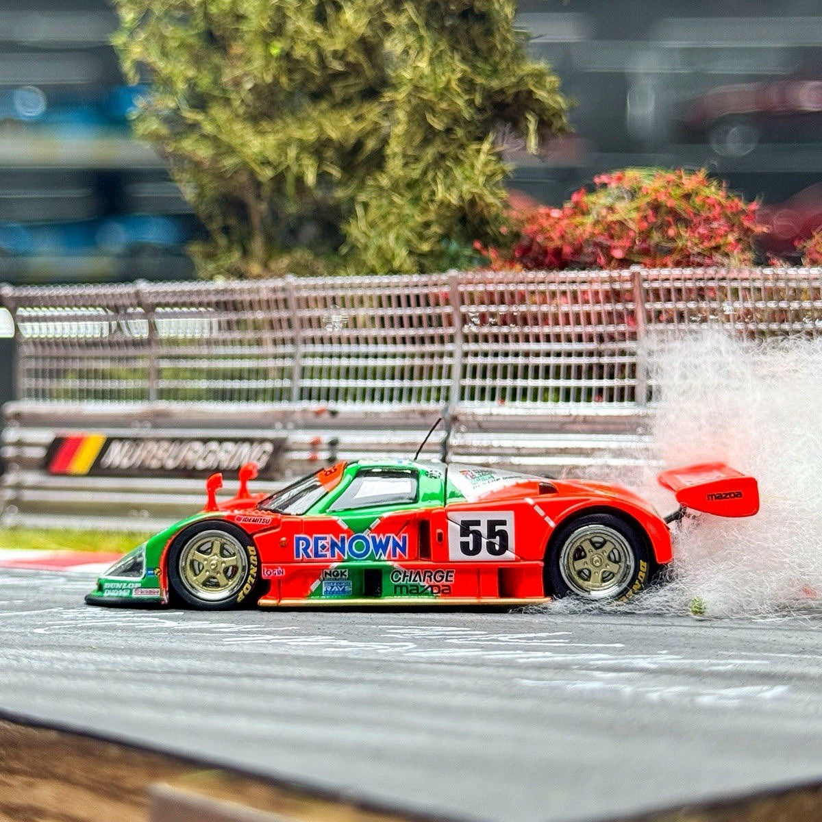 MH 1:64 Mazda 787B Le Mans Winner Diecast Model Front/Rear Removable Collectible
