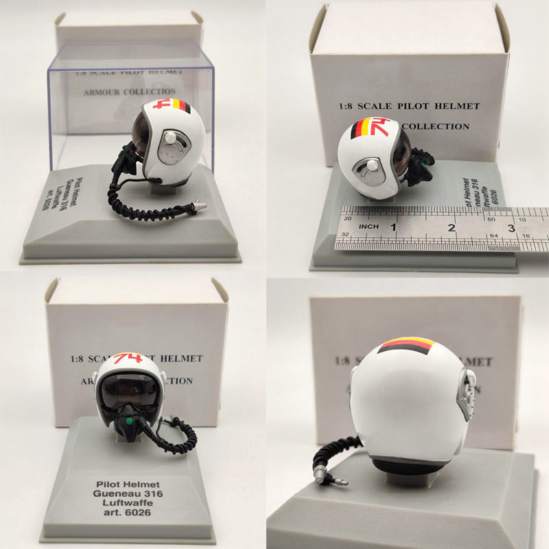 1/8 CDC Armour/Franklin Mint Pilot Helmet HGU 26P/33P/55P/MK 10/Gueneau 316/APH 6B Diecast Model Collection Used