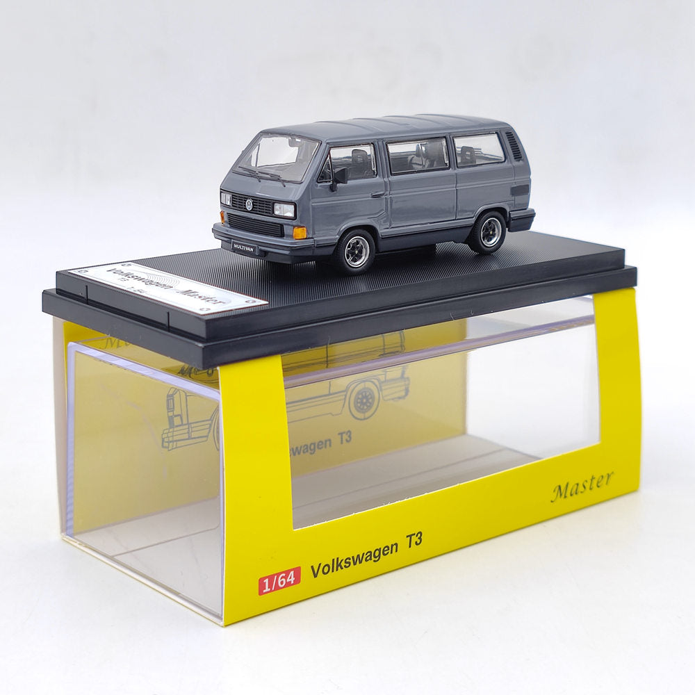 Master 1:64 Porsche B32 Joint name VW T3 Multivan 1985 Van Diecast Toys Car Models Miniature Vehicle Hobby Exquisite Gifts