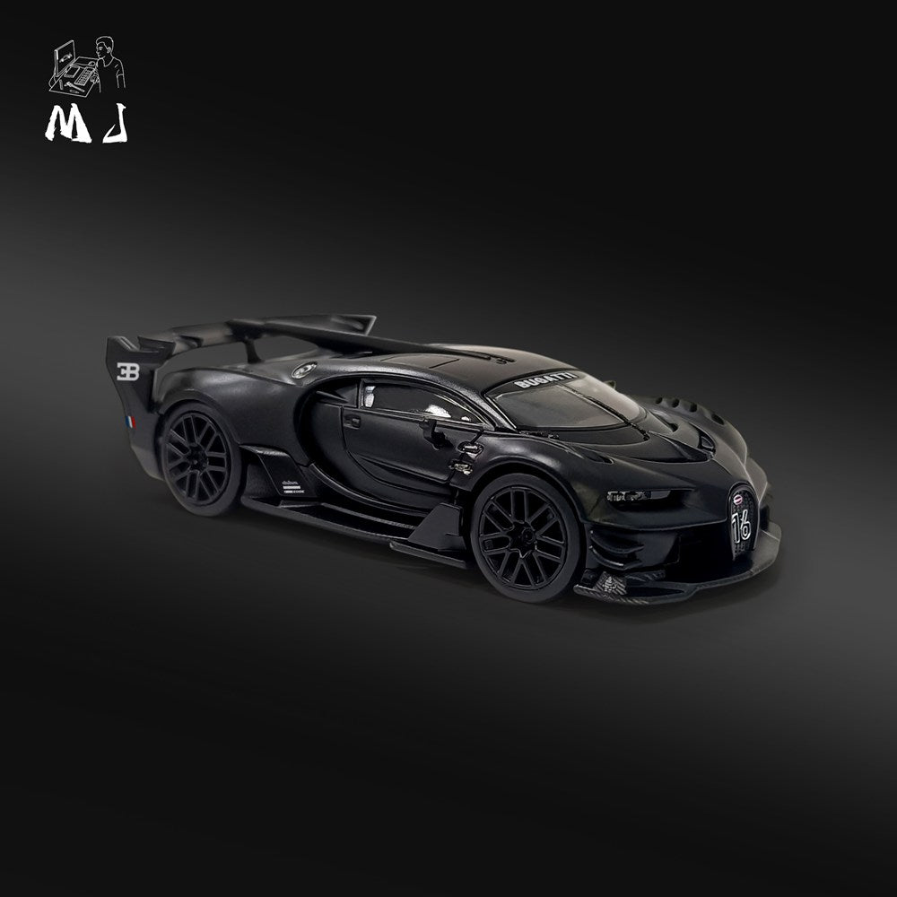 Bugatti Vision GT Gulf Miniature Diecast Toys 1:64 Modèles de voitures Collection Cadeaux Édition limitée