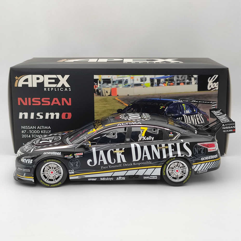 1/18 Apex Altima JACK DANIEL'S #7 TODD KELLY 2014 TOWNSVILLE 500 AD80806