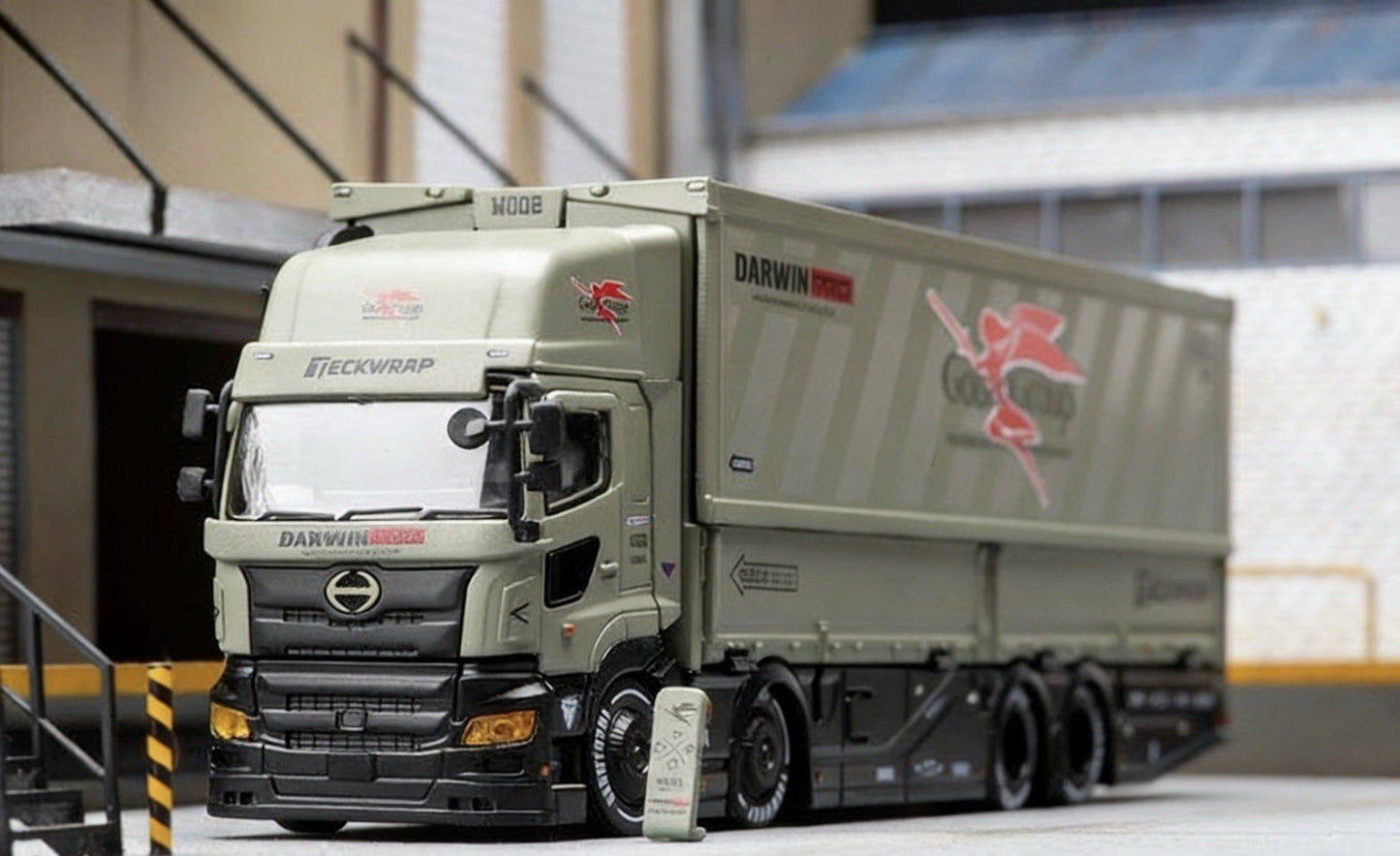 GCD 1:64 for HINO 700 2026 Cool Car Show x DarwinPRO Hot Topic Alloy Truck Collectible Car Models