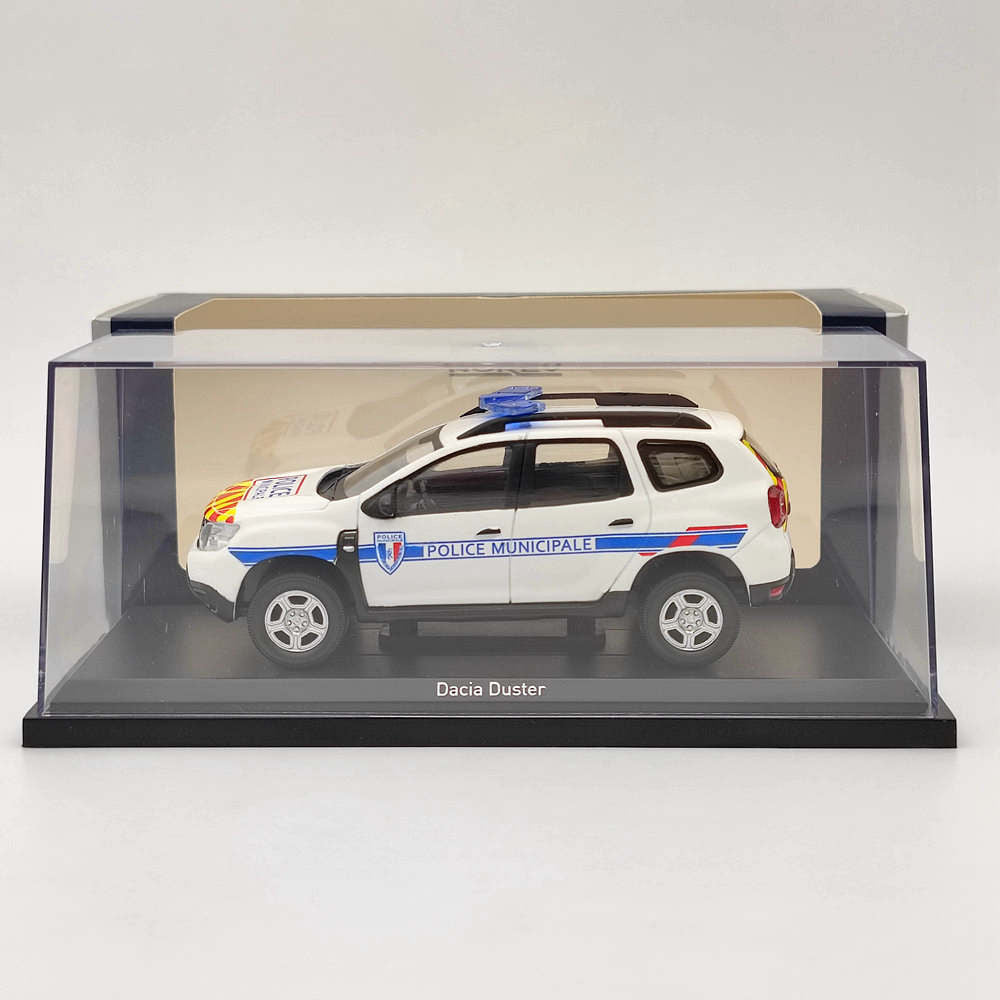 1/43 Norev Dacia Duster Police Municipale 2020 White Diecast Models Car Toys Gift