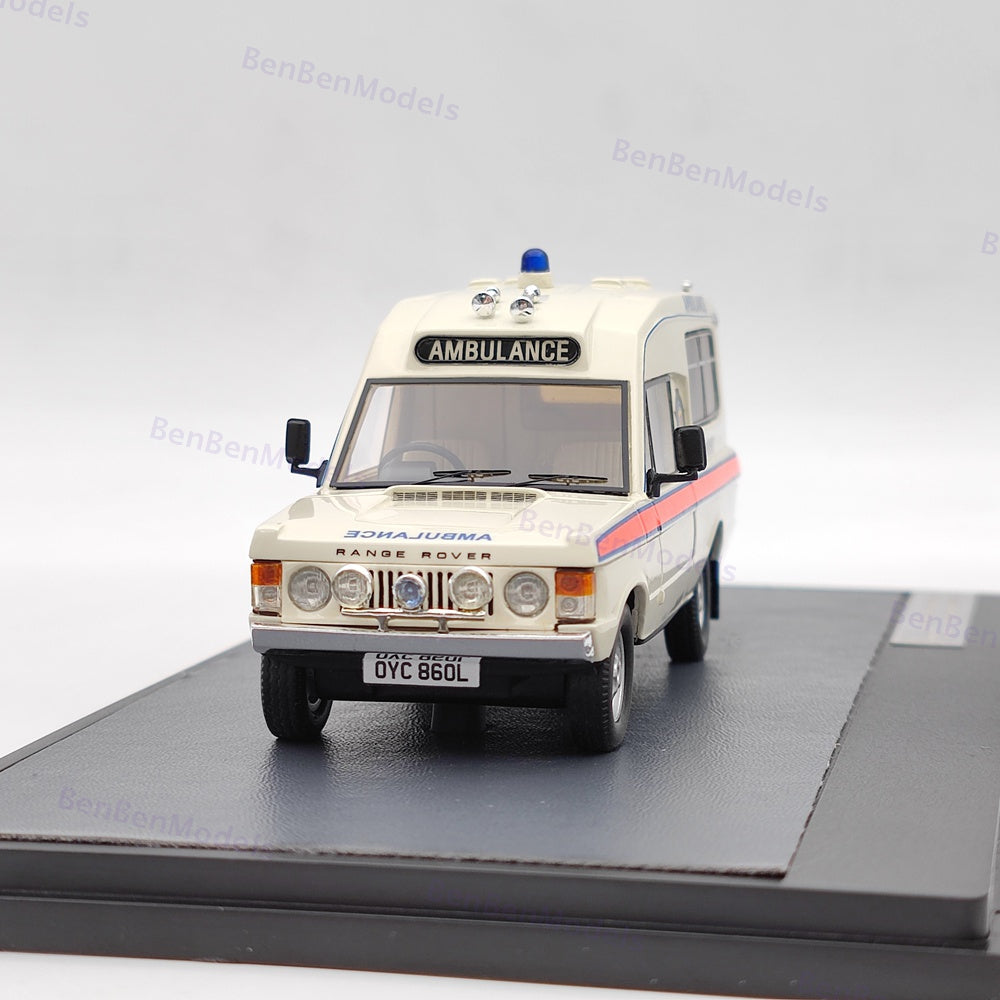 1/43 MATRIX-MODELS Herbert Lomas Range Rover Somerset Ambulance Service Beige